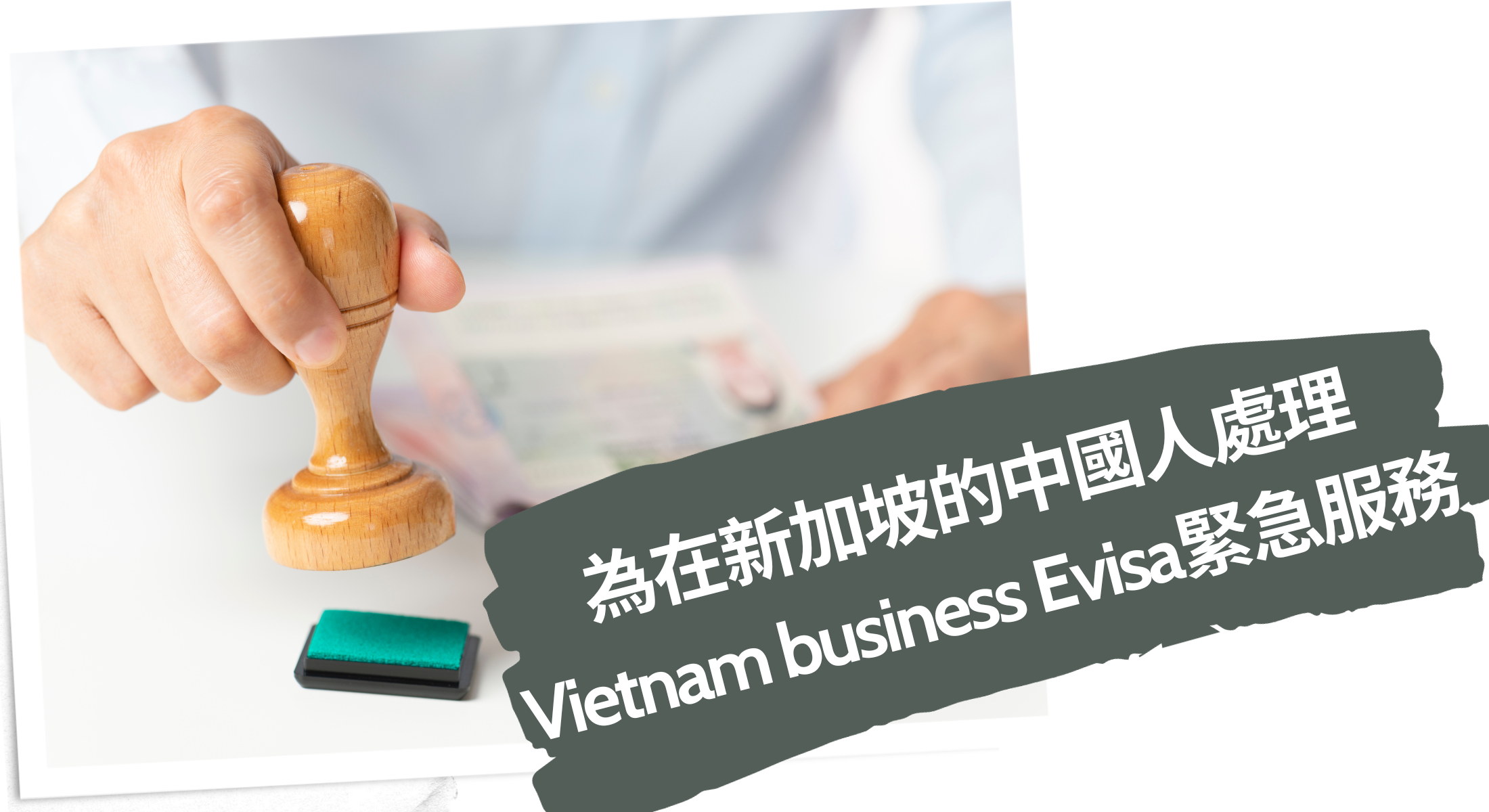 2024為在新加坡的中國人處理Vietnam business Evisa緊急服務