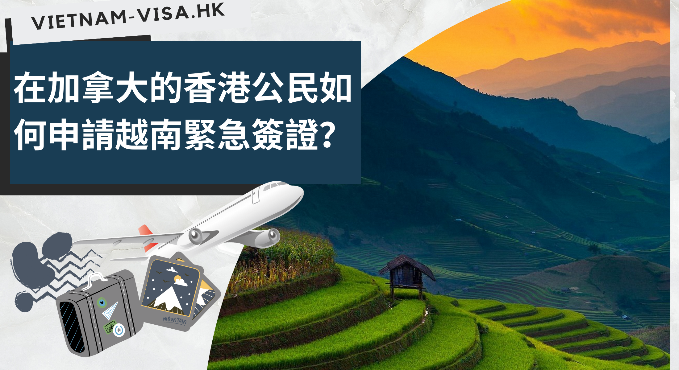 在加拿大的香港公民如何申請越南緊急簽證？