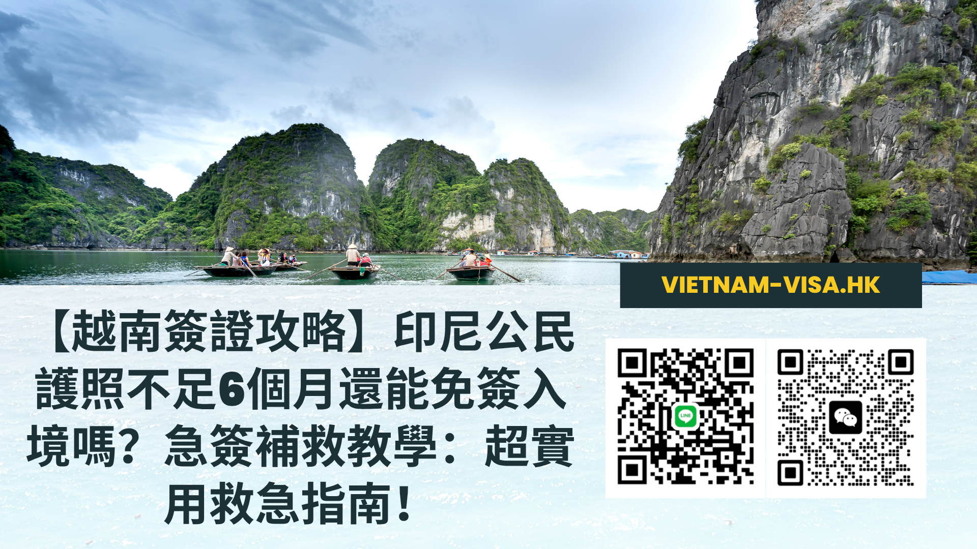 【越南簽證攻略】印尼公民護照不足6個月還能免簽入境嗎？急簽補救教學：超實用救急指南！