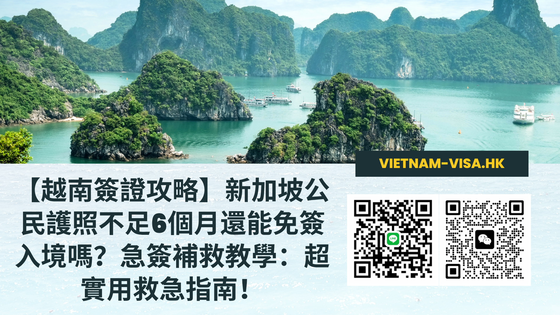 【越南簽證攻略】新加坡公民護照不足6個月還能免簽入境嗎？急簽補救教學：超實用救急指南！
