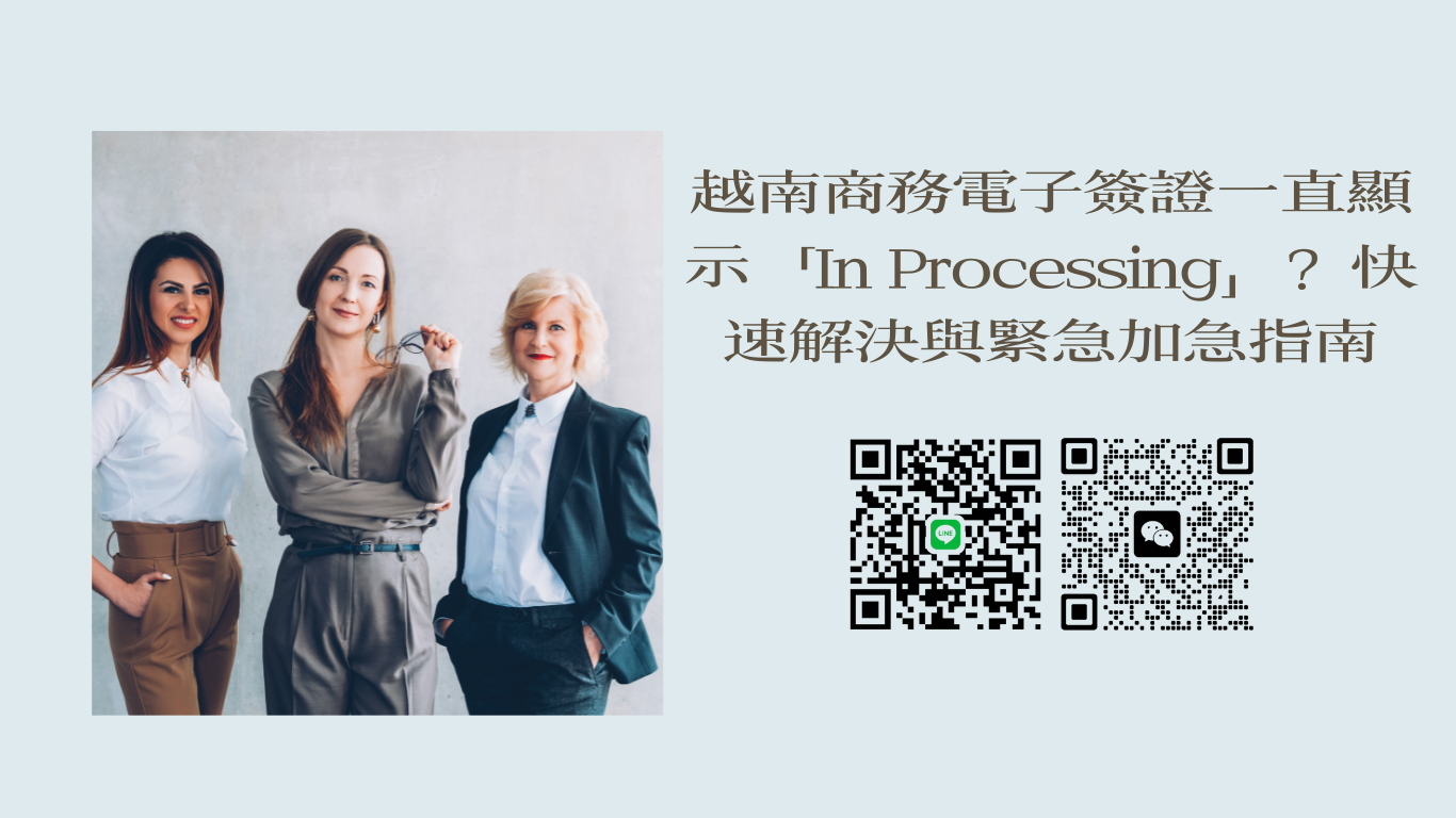 越南商務電子簽證一直顯示「In Processing」？南非旅客快速解決與緊急加急指南