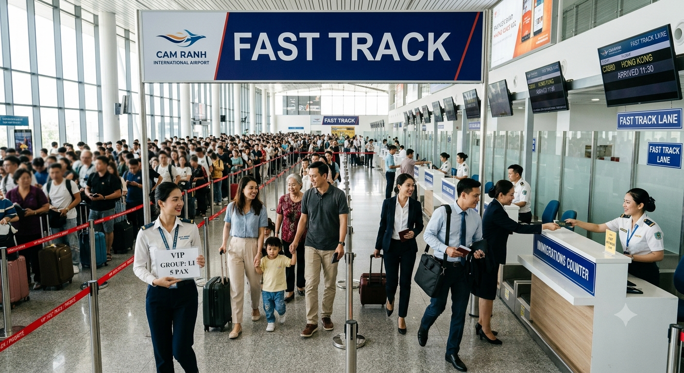 2026-2027芽莊國際機場快速通關（Fast Track）值得購買嗎？越南簽證和快速通關一套服務！
