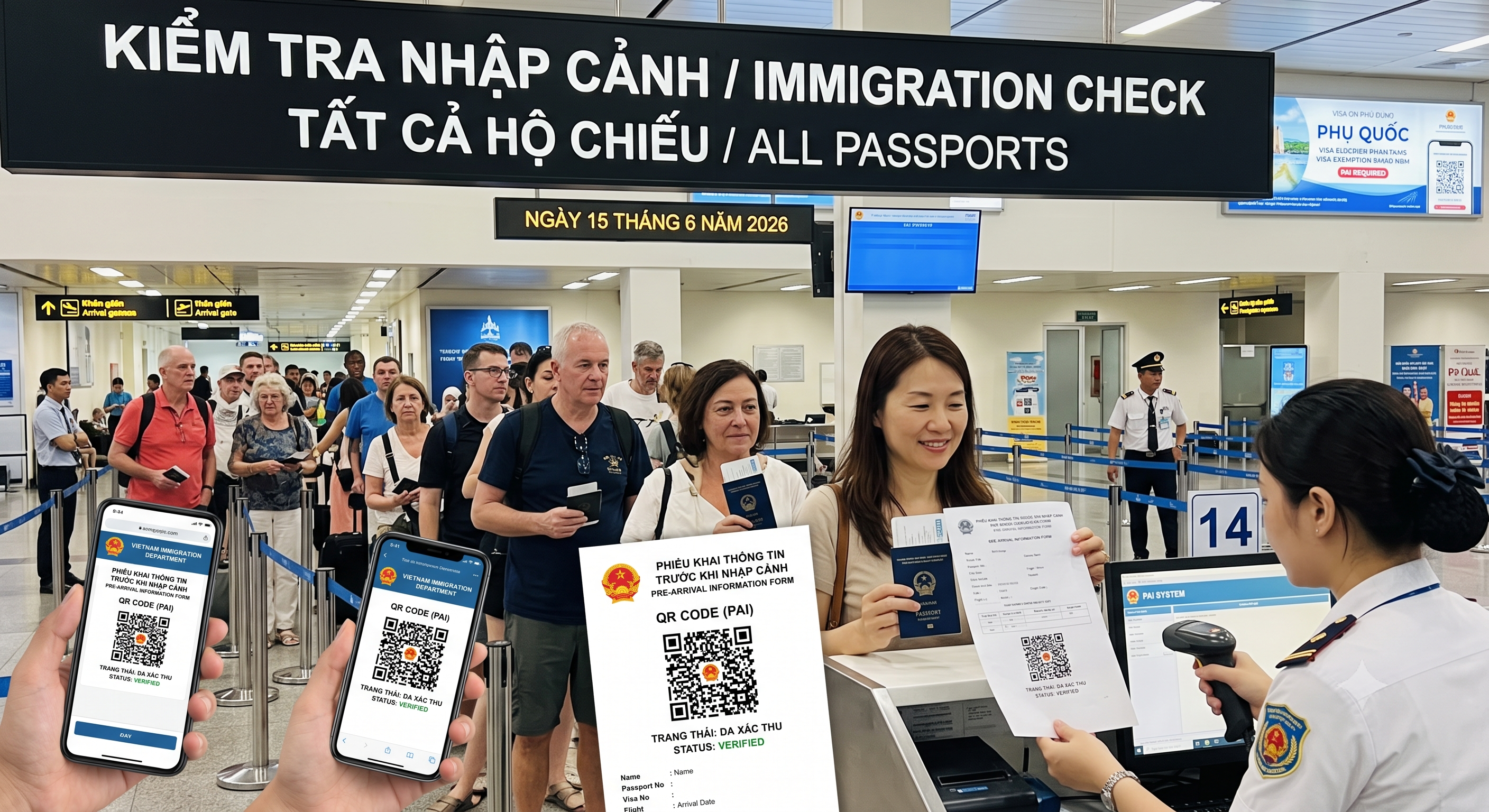 2026-2027 Vietnam Arrival Card (PAI System) Latest Guide | Which Airports Require It? How to Complete It Quickly?