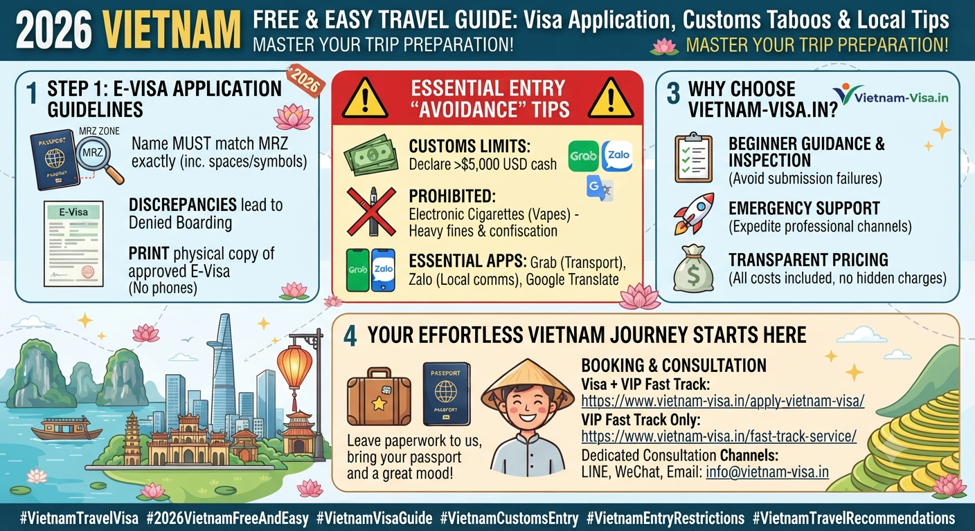 2026-2027 Vietnam Free & Easy Travel Guide: Visa Application, Customs Taboos, and Local Survival Tips – Master Your Trip Preparation!