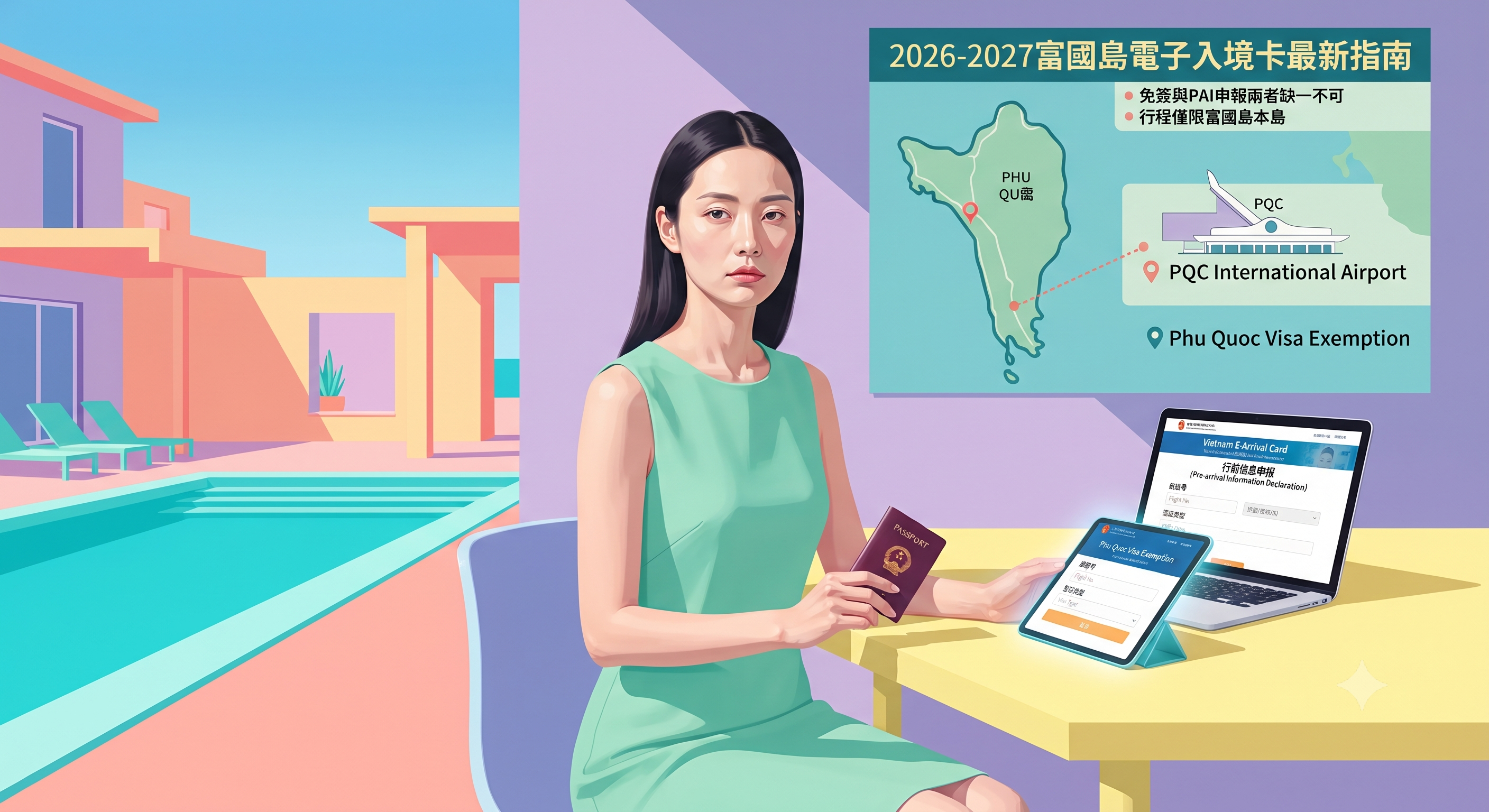 2026-2027越南富國島電子入境卡（Vietnam Arrival Card）最新指南｜線上填寫流程完整解析