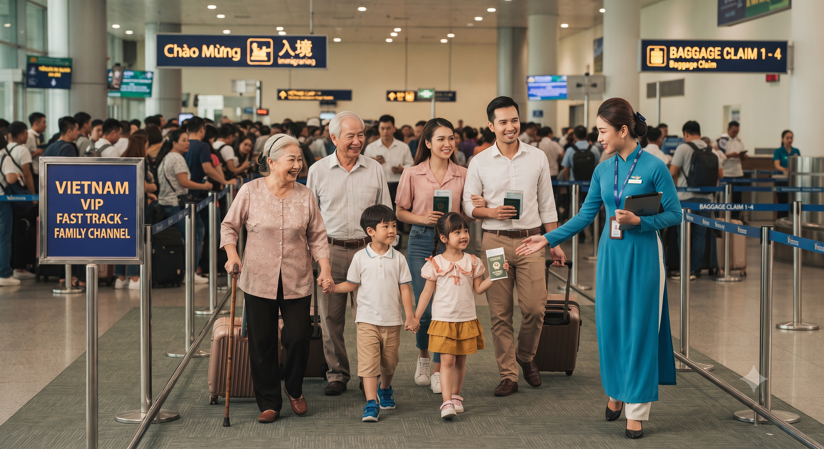 全家大小出遊越南免驚慌！2027親子與家族旅遊簽證急件全攻略