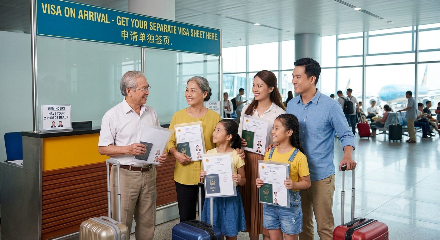 2027 Guide to Traveling to Vietnam with Family｜Children’s Applications, Senior Companion Care, Phu Quoc Island Family Exemption & Airport Clearance Strategy