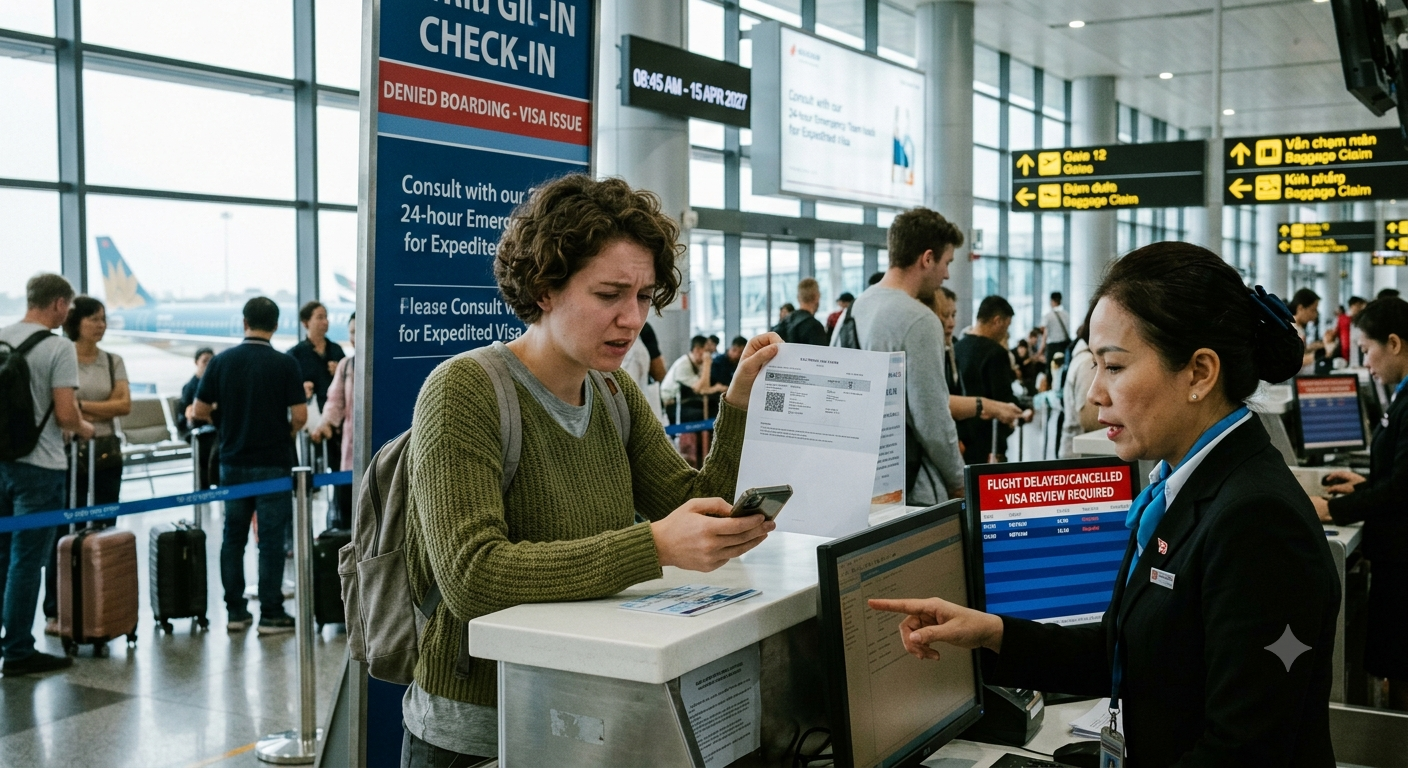 What to Do If Your Vietnam Visa Causes a Denied Boarding? | Denied Boarding Causes & Emergency Solutions